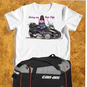 Canam Spyder Tshirts - Living my best life.